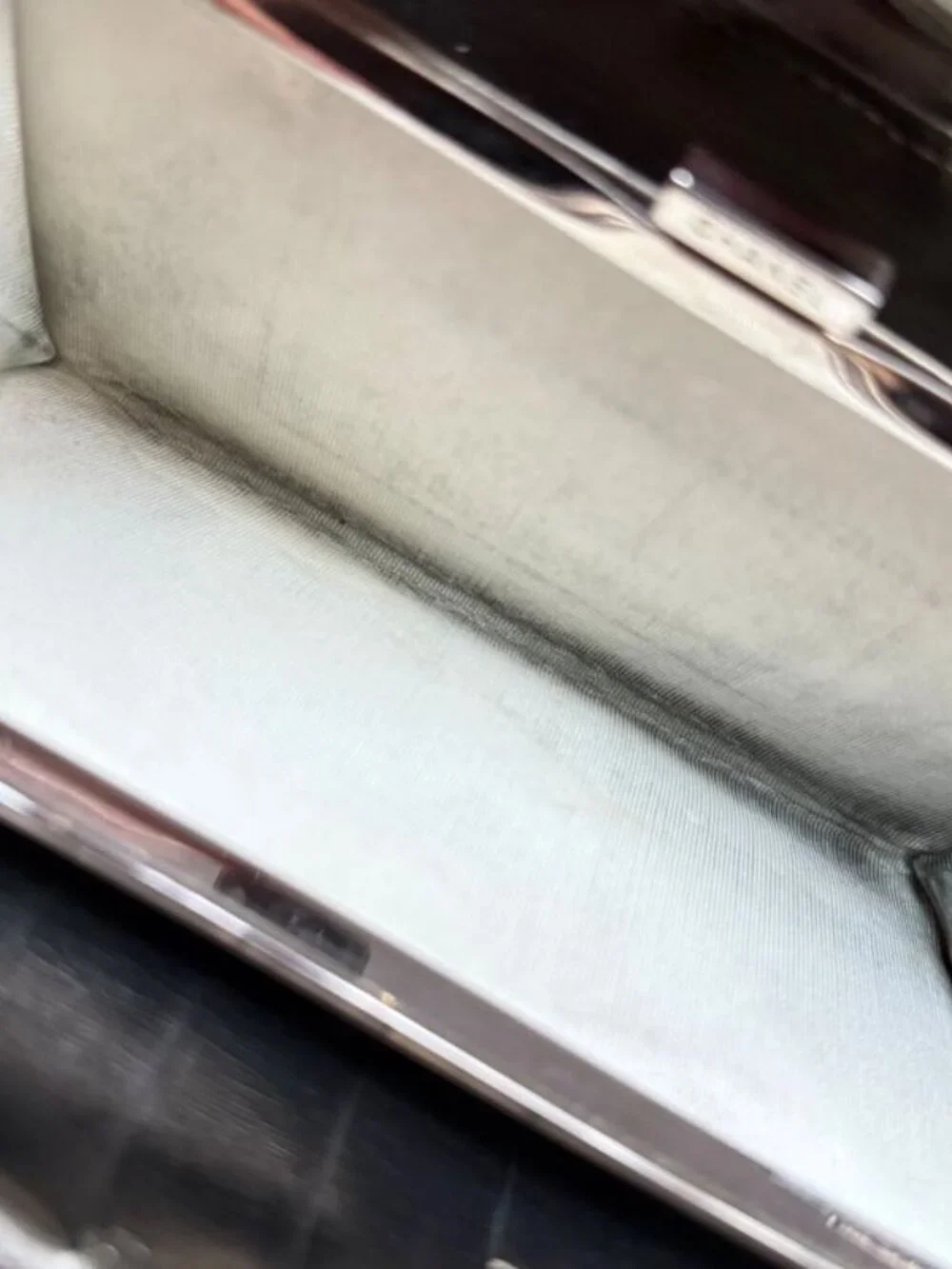 Chanel Coco Long Wallet with Clasp Gold Leather Bifold